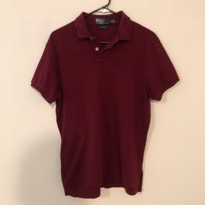 Ralph Lauren Maroon Burgundy Polo